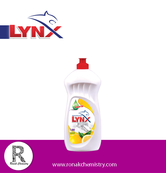 Lynx dishwashing liquid with lemon scent half liter
