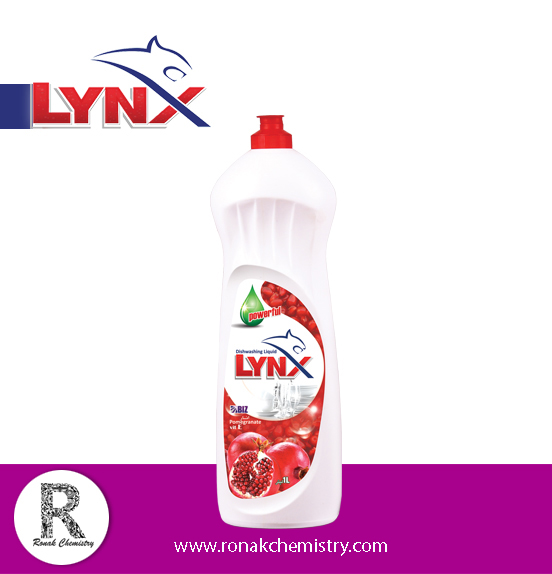 Linx dishwashing liquid with pomegranate scent, one liter