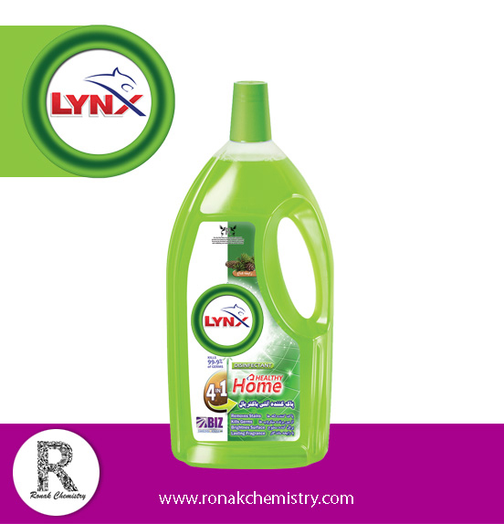 Antibacterial surface cleaner with pine scent